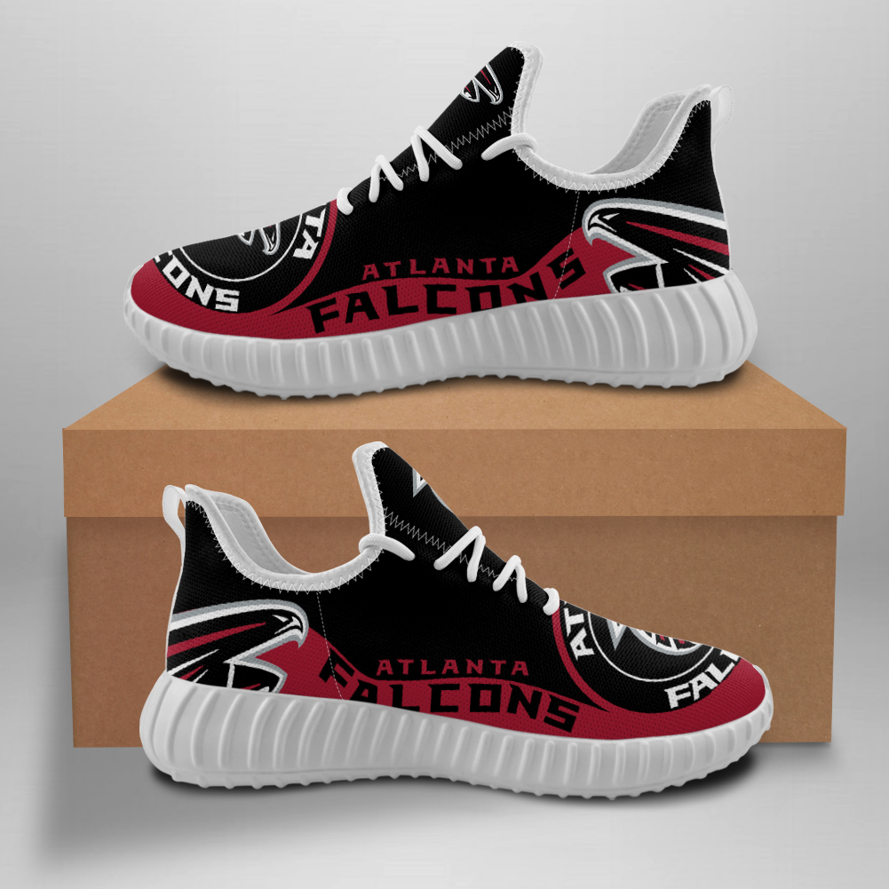 Men's Atlanta Falcons Mesh Knit Sneakers/Shoes 010